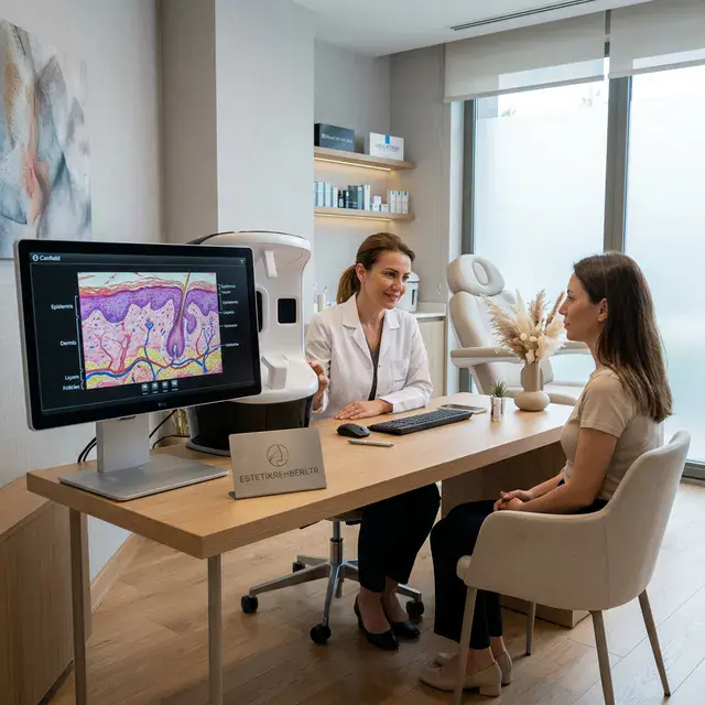 Merkezimizde Moleküler Düzeyde Cilt Analizi