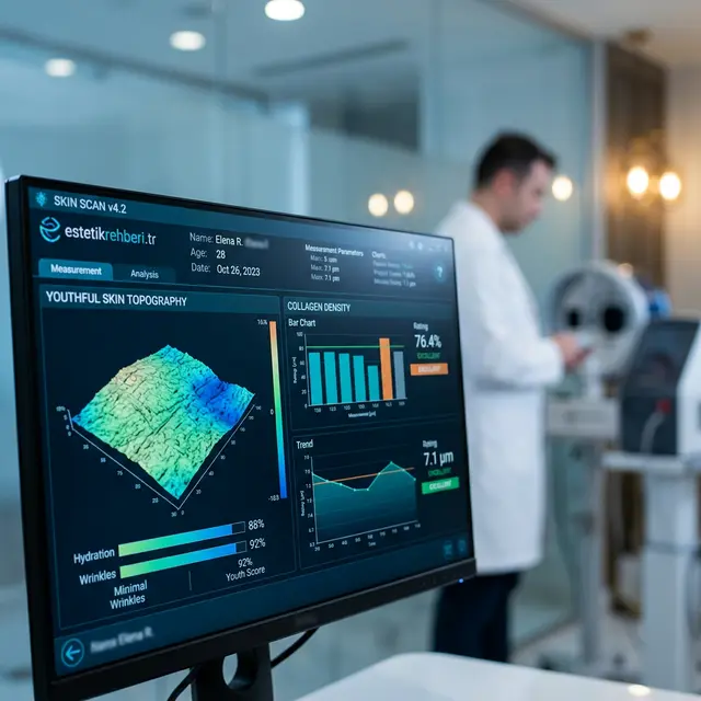 Farklı yaş grupları için Anti Aging cilt analizi ve onarım süreci