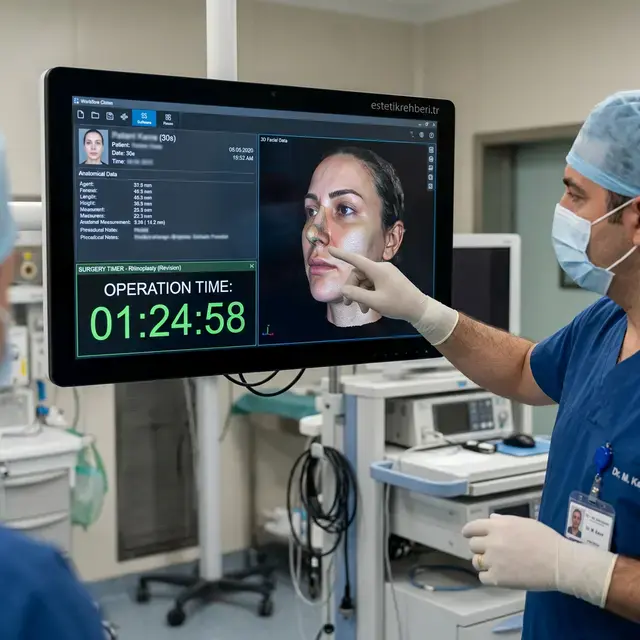 Ameliyat Süresi ve Dijital Planlama İzleme Ekranı