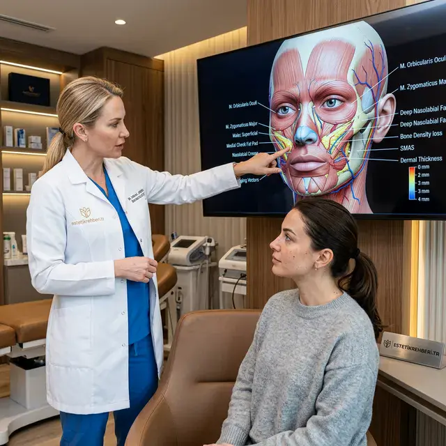 Dermatoloji Uzmanı Eşliğinde Yüz Anatomisi ve Dolgu Planlaması