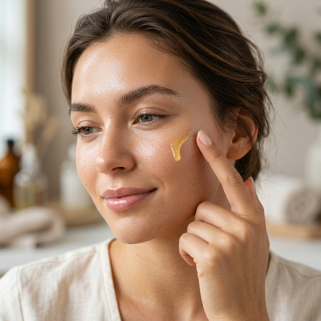 Retinol uygulaması ve sağlıklı cilt dokusu