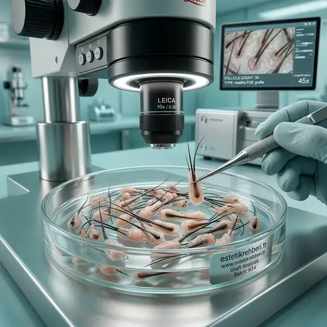 Mikroskobik Greft Analizi ve Kanal Açma Detayı