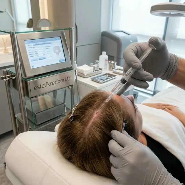 Klinik Ortamda Profesyonel Saç Tedavileri Uygulaması
