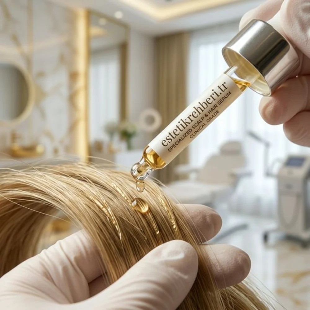 estetikrehberi.tr Saç Büyüme Serumu Uygulaması